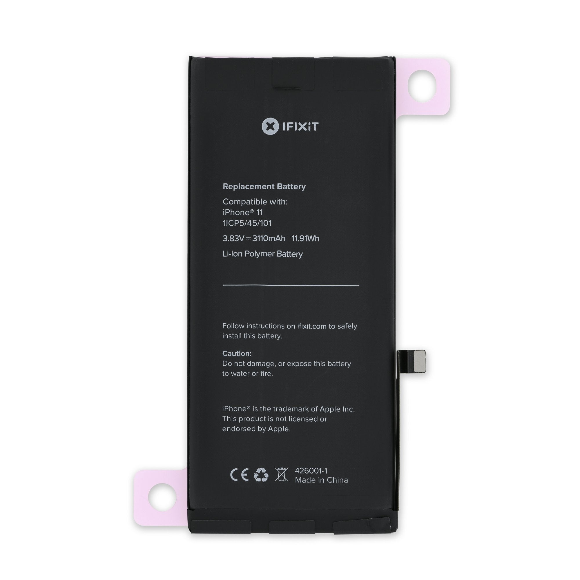 Ảnh minh họa một viên pin thay thế cho iPhone